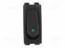 ROCKER; SPST; Положения: 2; OFF-ON; 25A/12ВDC; черный; 50мОм