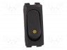ROCKER; SPST; Положения: 2; OFF-ON; 25A/12ВDC; черный; 50мОм
