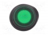 ROCKER; DPST; Положения: 2; OFF-ON; 20A/12ВDC; зеленый; IP65; 50мОм