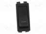 ROCKER; SPST; Положения: 2; OFF-ON; 20A/12ВDC; черный; 50мОм