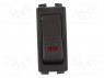 ROCKER; SPST; Положения: 2; OFF-ON; 20A/12ВDC; черный; 50мОм