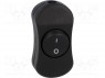 ROCKER; SPST; Положения: 2; OFF-ON; 3A/250ВAC; черный; отсутствует