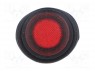 ROCKER; SPST; Положения: 2; OFF-(ON); 10A/28ВDC; красный; IP65