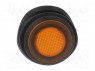 ROCKER; SPST; Положения: 2; OFF-(ON); 10A/28ВDC; желтый; IP65; 50мОм