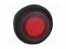 ROCKER; SPST; Положения: 2; OFF-ON; 10A/250ВAC; красный; IP65; 50мОм