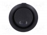 ROCKER; SPST; Положения: 2; OFF-ON; 20A/14ВDC; черный; 50мОм