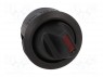 ROCKER; SPST; Положения: 2; OFF-ON; 20A/12ВDC; черный; 50мОм