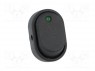ROCKER; SPST; Положения: 2; OFF-ON; 30A/12ВDC; черный; LED 12ВDC