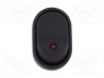 ROCKER; SPST; Положения: 2; OFF-ON; 30A/12ВDC; черный; LED 12ВDC