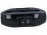 ROCKER; SPST; Положения: 2; OFF-ON; 6A/250ВAC; черный; 50мОм; 1,5кВ