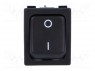 ROCKER; DPST; Положения: 2; OFF-ON; 10A/250ВAC; черный; отсутствует
