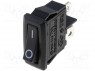 ROCKER; SPST; Положения: 2; OFF-ON; 4A/250ВAC; черный; отсутствует