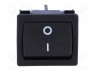 ROCKER; DPST; Положения: 2; OFF-ON; 6A/250ВAC; черный; отсутствует