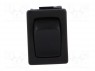 ROCKER; SPST; Положения: 2; OFF-ON; 10A/250ВAC; черный; отсутствует