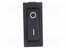 ROCKER; SPST; Положения: 2; OFF-ON; 10A/250ВAC; черный; отсутствует