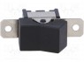 ROCKER; SPDT; Положения: 2; ON-(ON); 3A/250ВAC; черный; отсутствует