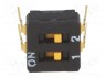 Переключатель: DIP-SWITCH; Кол-во секций: 2; ON-OFF; 0,03A/30ВDC