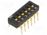 Переключатель: DIP-SWITCH; Кол-во секций: 6; ON-OFF; 0,03A/30ВDC