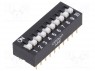 Переключатель: DIP-SWITCH; Кол-во секций: 10; ON-OFF; Положения: 2