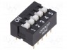 Переключатель: DIP-SWITCH; Кол-во секций: 5; ON-OFF; 0,025A/24ВDC