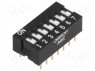 Переключатель: DIP-SWITCH; Кол-во секций: 7; ON-OFF; 0,025A/24ВDC