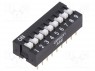 Переключатель: DIP-SWITCH; Кол-во секций: 9; ON-OFF; 0,025A/24ВDC