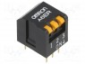 Переключатель: DIP-SWITCH; Кол-во секций: 3; ON-OFF; 0,025A/24ВDC