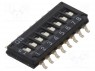 Переключатель: DIP-SWITCH; Кол-во секций: 8; ON-OFF; 0,025A/24ВDC