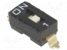 Переключатель: DIP-SWITCH; Кол-во секций: 1; ON-OFF; 0,025A/24ВDC