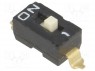 Переключатель: DIP-SWITCH; Кол-во секций: 1; ON-OFF; 0,025A/24ВDC