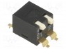 Переключатель: DIP-SWITCH; Кол-во секций: 2; ON-OFF; 0,025A/24ВDC