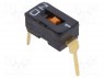 Переключатель: DIP-SWITCH; Кол-во секций: 1; ON-OFF; 0,025A/24ВDC