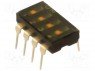 Переключатель: DIP-SWITCH; Кол-во секций: 4; ON-OFF; 0,025A/24ВDC