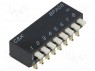 Переключатель: DIP-SWITCH; Кол-во секций: 8; OFF-ON; 0,025A/24ВDC