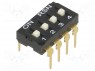 Переключатель: DIP-SWITCH; Кол-во секций: 4; ON-OFF; 0,05A/12ВDC
