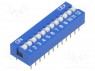 Переключатель: DIP-SWITCH; Кол-во секций: 12; ON-OFF; 0,05A/12ВDC