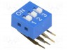 Переключатель: DIP-SWITCH; Кол-во секций: 3; ON-OFF; 0,05A/12ВDC