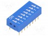 Переключатель: DIP-SWITCH; Кол-во секций: 8; ON-OFF; 0,05A/12ВDC