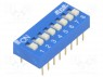 Переключатель: DIP-SWITCH; Кол-во секций: 8; ON-OFF; 0,1A/24ВDC