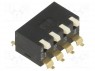 Переключатель: DIP-SWITCH; Кол-во секций: 4; ON-OFF; 0,025A/24ВDC