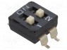 Переключатель: DIP-SWITCH; Кол-во секций: 2; ON-OFF; 0,1A/50ВDC