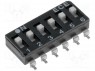 Переключатель: DIP-SWITCH; Кол-во секций: 6; ON-OFF; Положения: 2