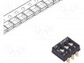 Переключатель: DIP-SWITCH; Кол-во секций: 3; OFF-ON; 0,025A/24ВDC