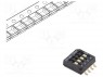 Переключатель: DIP-SWITCH; Кол-во секций: 4; OFF-ON; 0,025A/24ВDC