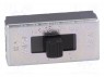 Переключатель: движковый; Положения: 3; DP3T; 2A/250ВAC; ON-OFF-ON