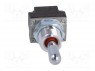 Переключатель: тумблер; Положения: 3; SP3T; (ON)-OFF-ON; -40÷85°C