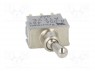 Переключатель: тумблер; Положения: 3; DP3T; ON-OFF-ON; 0,05A/48ВAC