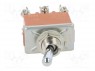 Переключатель: тумблер; Положения: 3; DP3T; ON-OFF-ON; 15A/250ВAC