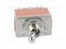 Переключатель: тумблер; Положения: 3; DP3T; ON-OFF-ON; 15A/250ВAC