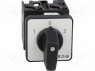 Switch: reversing cam switch; 3-position; 20A; 1-0-2; Poles no: 3
